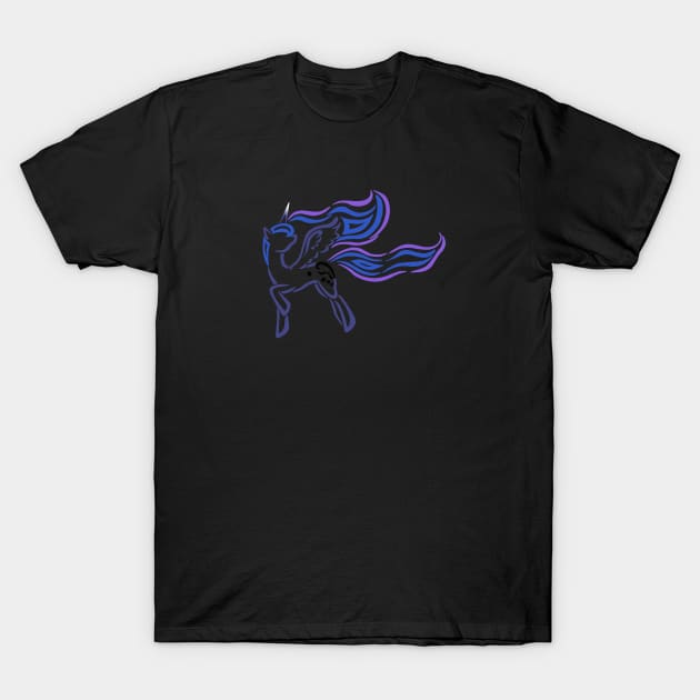 Tribal Pony - Princess Luna T-Shirt by Alaina Williams